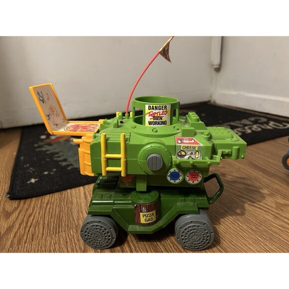 Vintage TMNT Pizza Thrower 1989 Teenage Mutant Ninja Turtles Assault Vehicle B - Picture 1 of 7